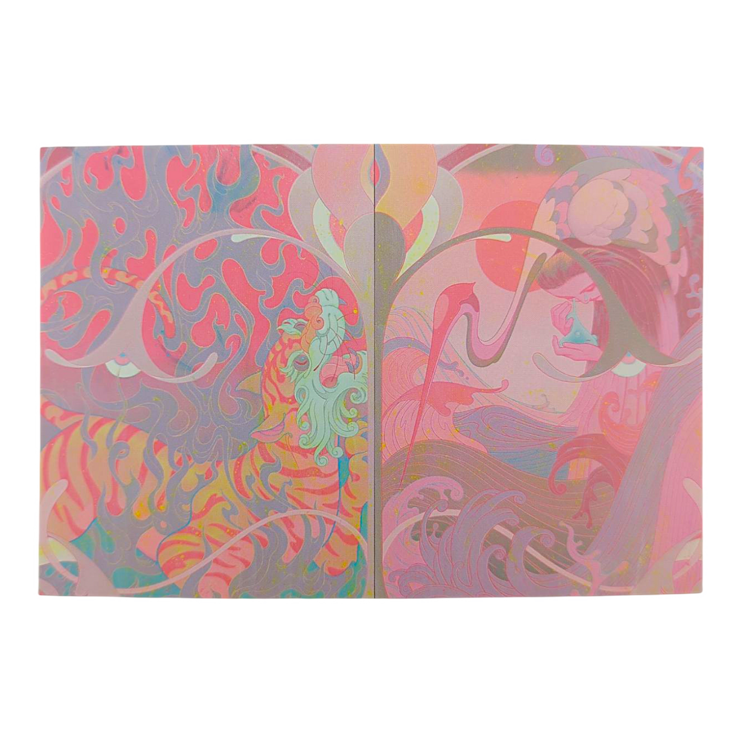 James Jean “Harmony II” Postcard

Offset lithograph on postcard
4 x 6 in
Features a reproduction of James Jean’s "Harmony II" (2021)