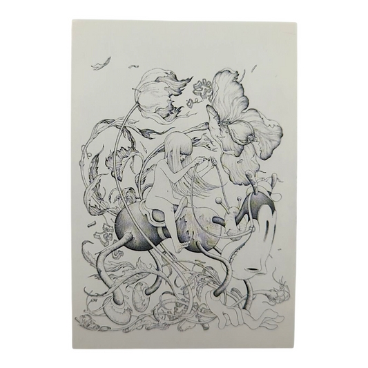 James Jean “Horse VI” Postcard

Offset lithograph on postcard
4 x 6 in
Features a reproduction of James Jean’s "Horse VI" (2015)