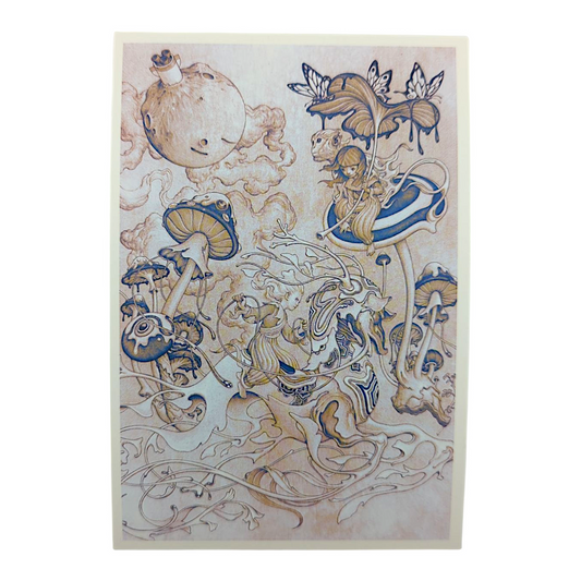 James Jean “Horse VII” Postcard

Offset lithograph on postcard
4 x 6 in
Features a reproduction of James Jean’s "Horse VII" (2016)