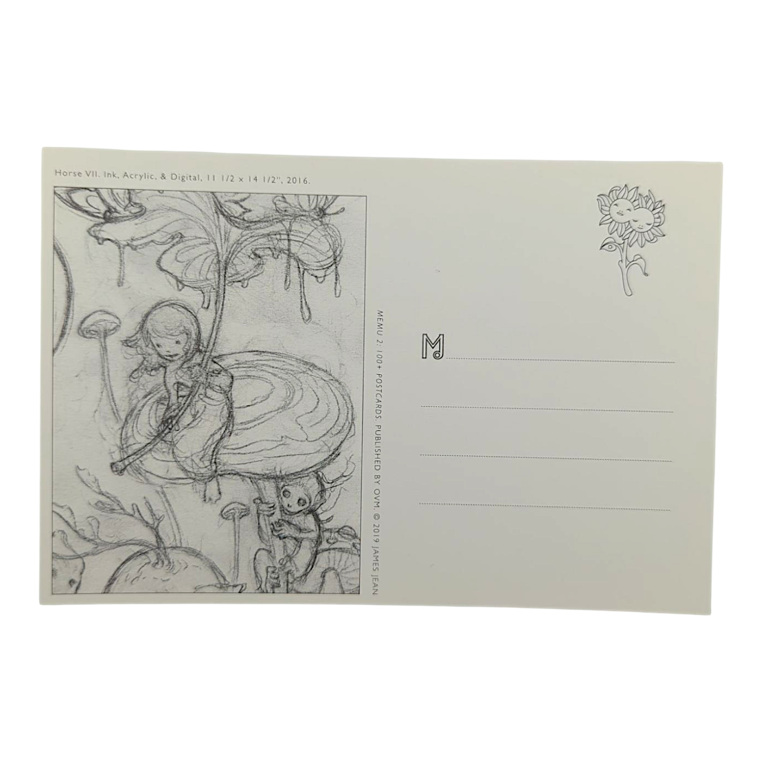 James Jean “Horse VII” Postcard

Offset lithograph on postcard
4 x 6 in
Features a reproduction of James Jean’s "Horse VII" (2016)