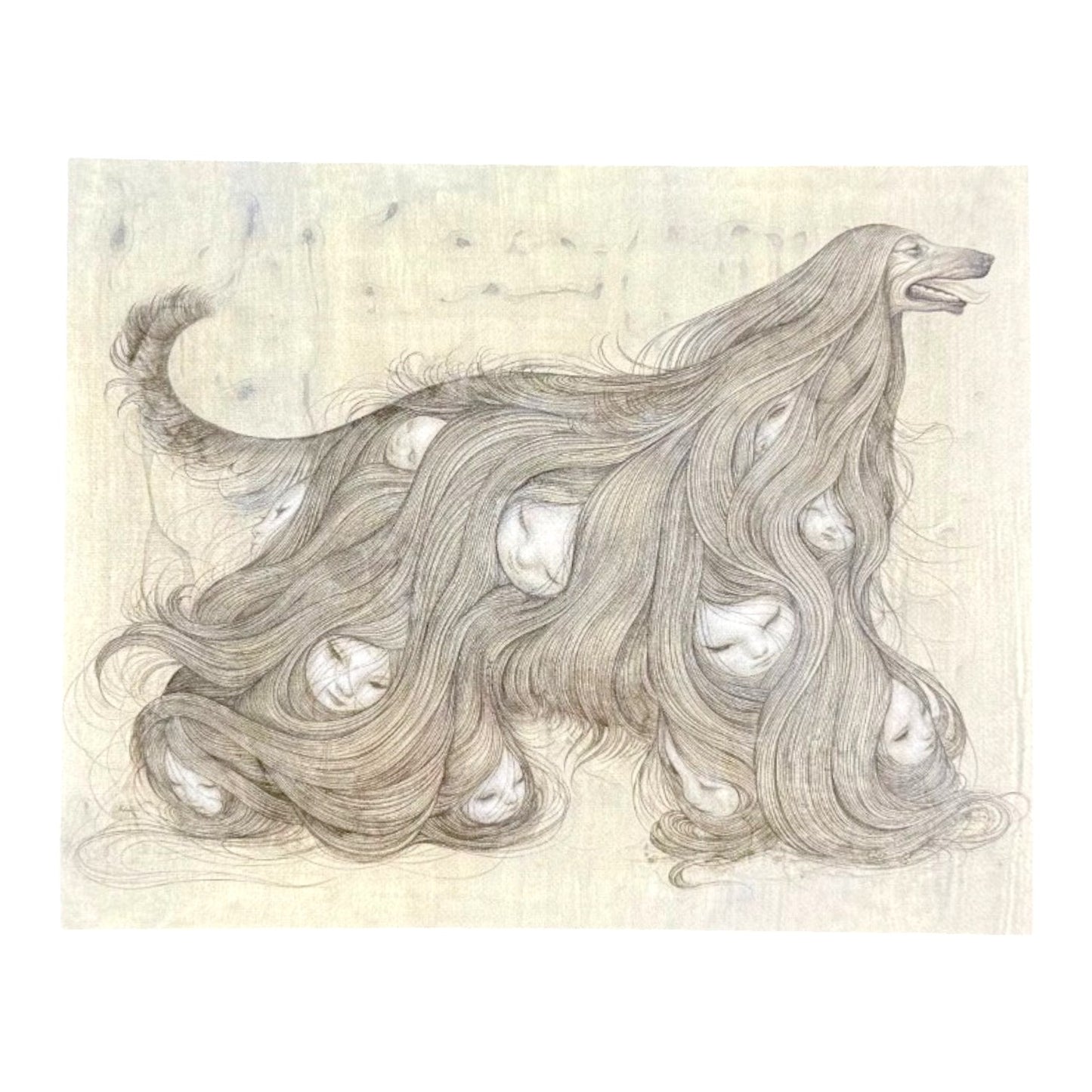 James Jean "Hound III" Postcard