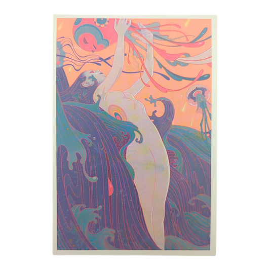 James Jean “Jelly II” Postcard

Offset lithograph on postcard
4 x 6 in
Features a reproduction of James Jean’s "Jelly II" (2021)