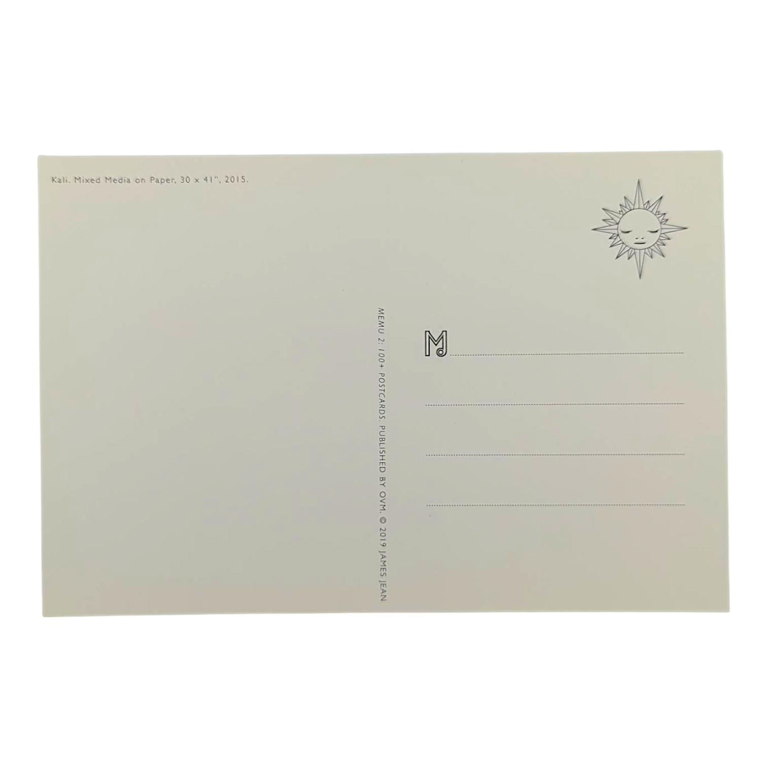 James Jean “Kali” Postcard

Offset lithograph on postcard
4 x 6 in
Features a reproduction of James Jean’s "Kali" (2015)