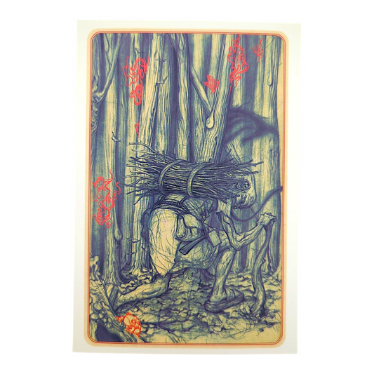 James Jean “Kindling I” Postcard

Offset lithograph on postcard
4 x 6 in
Features a reproduction of James Jean’s "Kindling I" (2008)