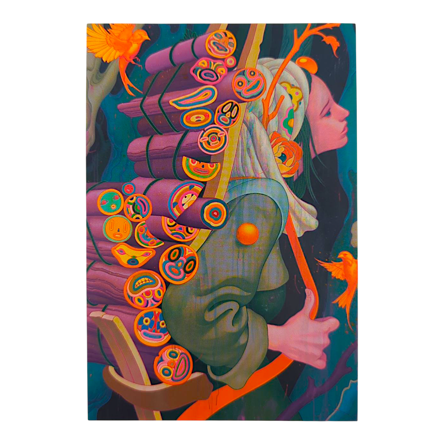 James Jean “Kindling III” Postcard

Offset lithograph on postcard
4 x 6 in
Features a reproduction of James Jean’s "Kindling III" (2020)