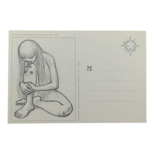 James Jean "Kiss" Postcard