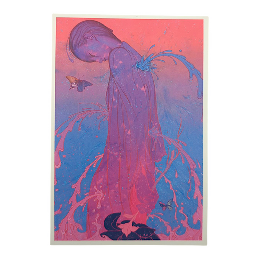 James Jean “Le Rêve” Postcard

Offset lithograph on postcard
4 x 6 in
Features a reproduction of James Jean’s "Le Rêve" (2021)