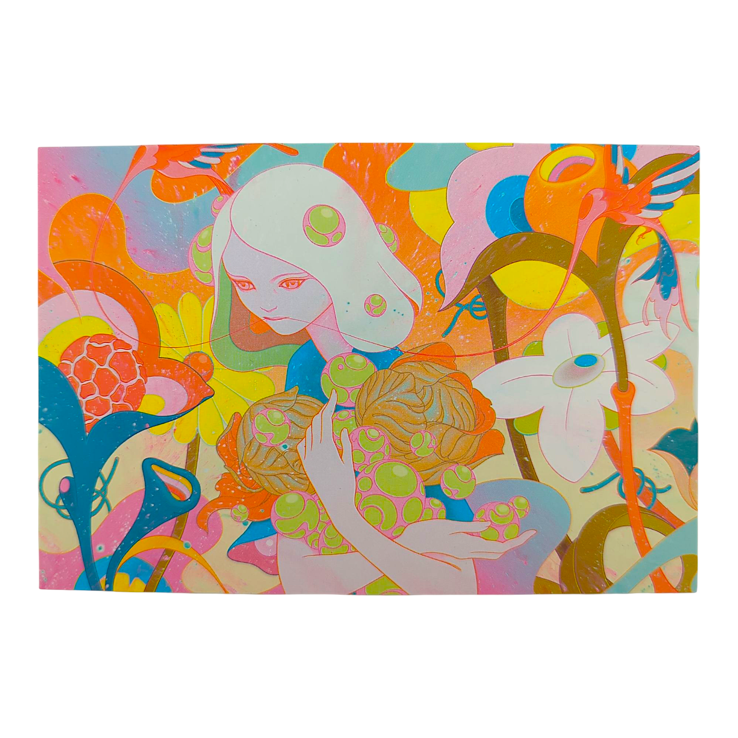 James Jean "Messengers" Postcard 

Offset lithograph on postcard 
4 x 6 in 
Features a reproduction of James Jean’s "Messengers"