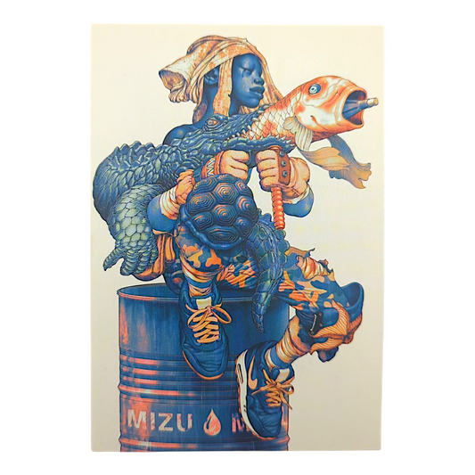 James Jean “Mizu” Postcard

Offset lithograph on postcard
4 x 6 in
Features a reproduction of James Jean’s "Mizu" (2014)
