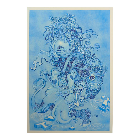 James Jean “Piggyback” Postcard

Offset lithograph on postcard
4 x 6 in
Features a reproduction of James Jean’s "Piggyback" (2015)