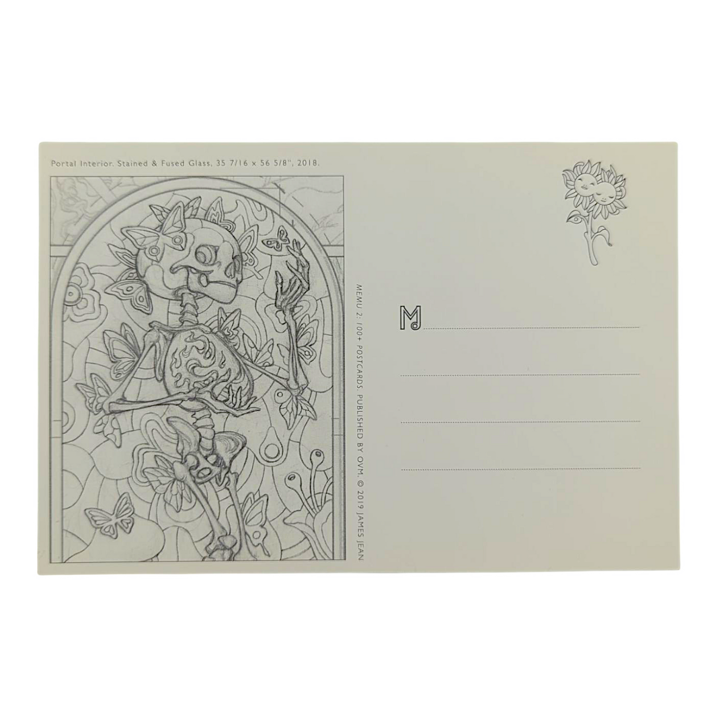 James Jean “Portal Interior” Postcard

Offset lithograph on postcard
4 x 6 in
Features a reproduction of James Jean’s "Portal Interior" (2018)