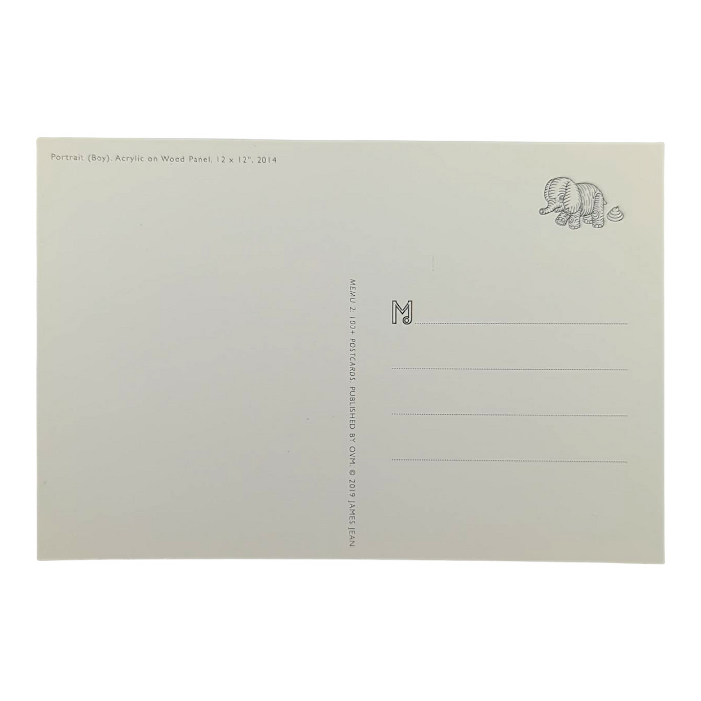 James Jean “Portrait (Boy)” Postcard