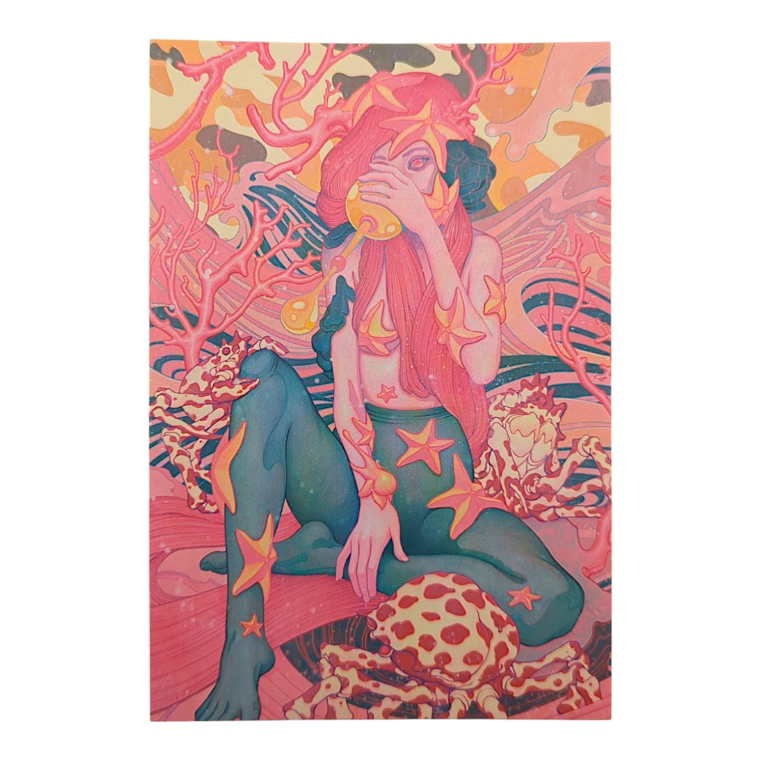 James Jean “Potion” Postcard

Offset lithograph on postcard
4 x 6 in
Features a reproduction of James Jean’s "Potion" (2019)