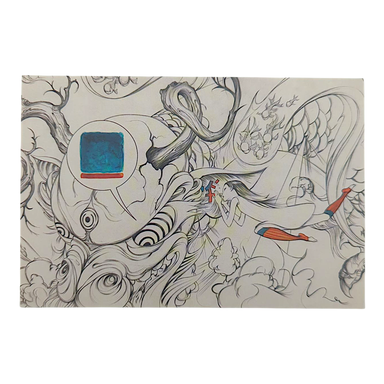 James Jean "Prada Epicenter Wallpaper (4)" Postcard