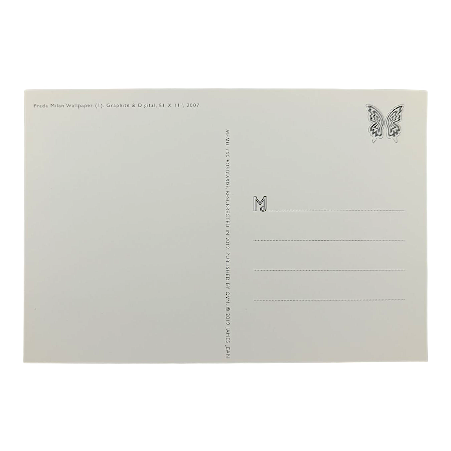 James Jean "Prada Milan Wallpaper (1)" Postcard