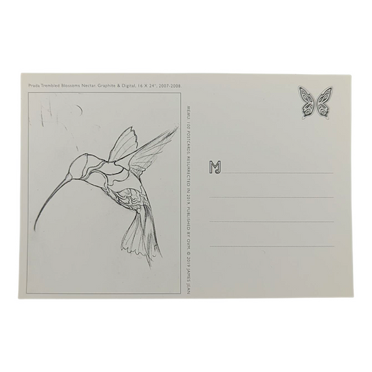 James Jean "Prada Trembled Blossoms Nectar" Postcard