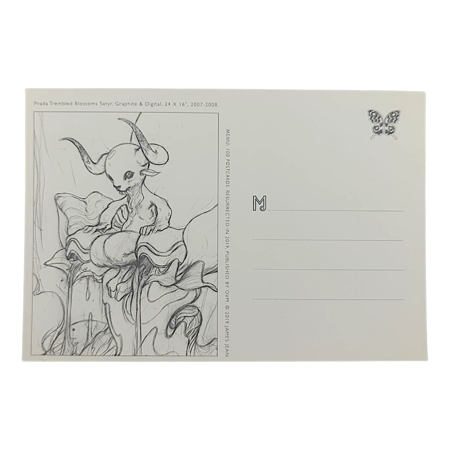 James Jean "Prada Trembled Blossoms Satyr" Postcard