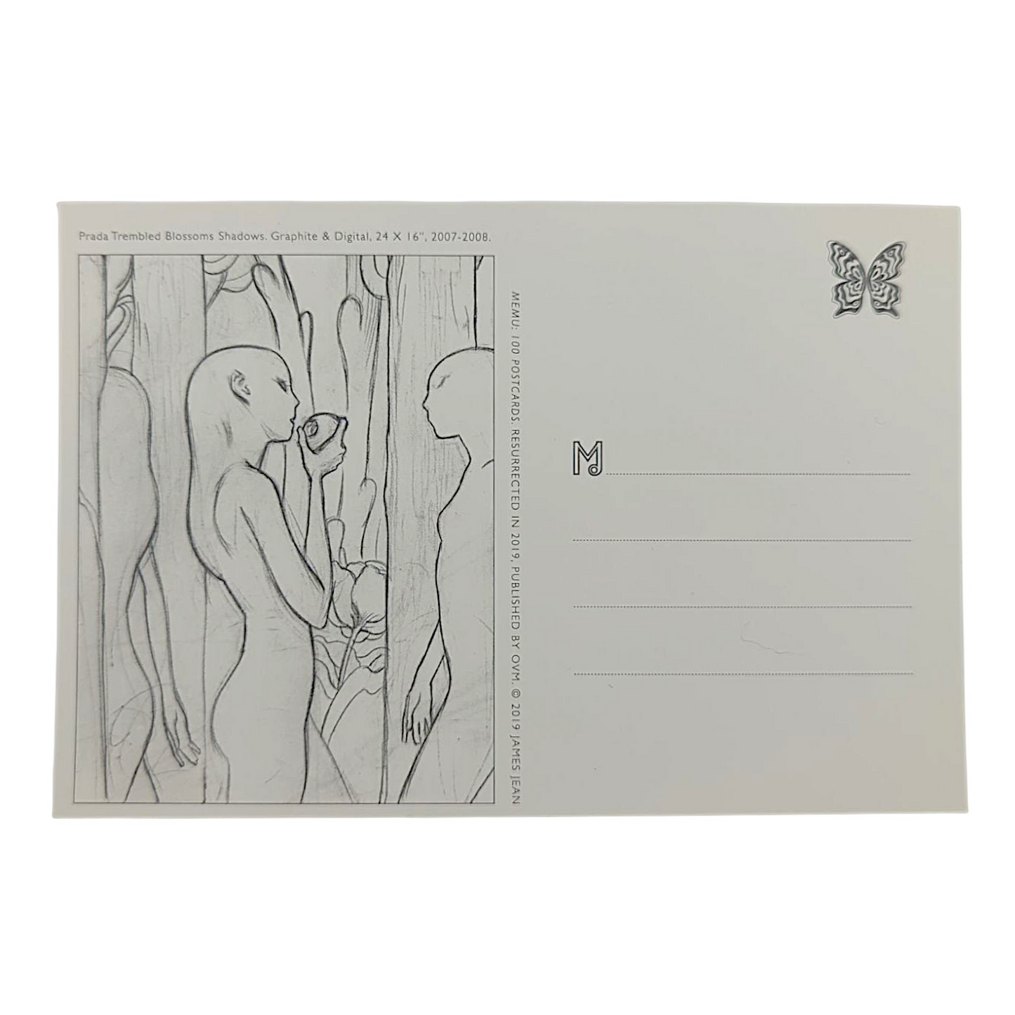 James Jean "Prada Trembled Blossoms Shadows" Postcard