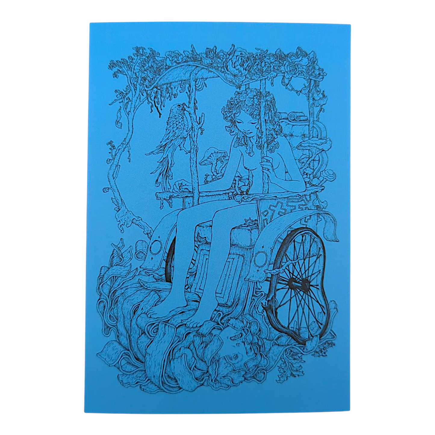 James Jean "Rickshaw II" Postcard