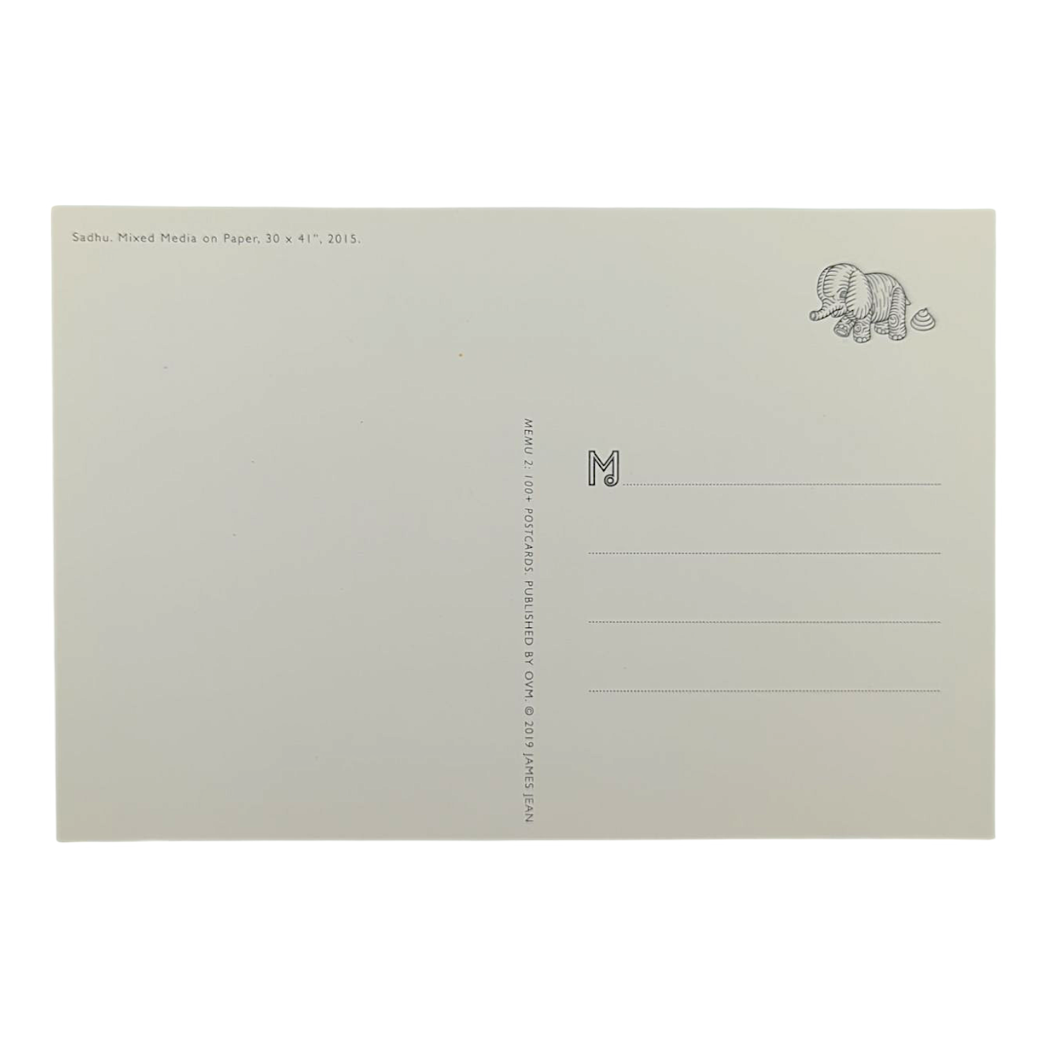 James Jean "Sadhu" Postcard