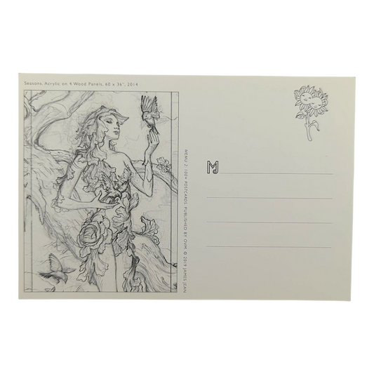 James Jean "Seasons" Postcard