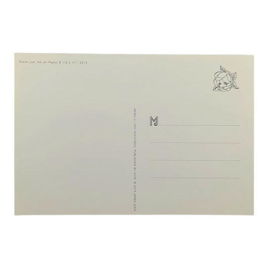 James Jean “Steve Lee” Postcard

Offset lithograph on postcard
4 x 6 in
Features a reproduction of James Jean’s "Steve Lee" (2014)