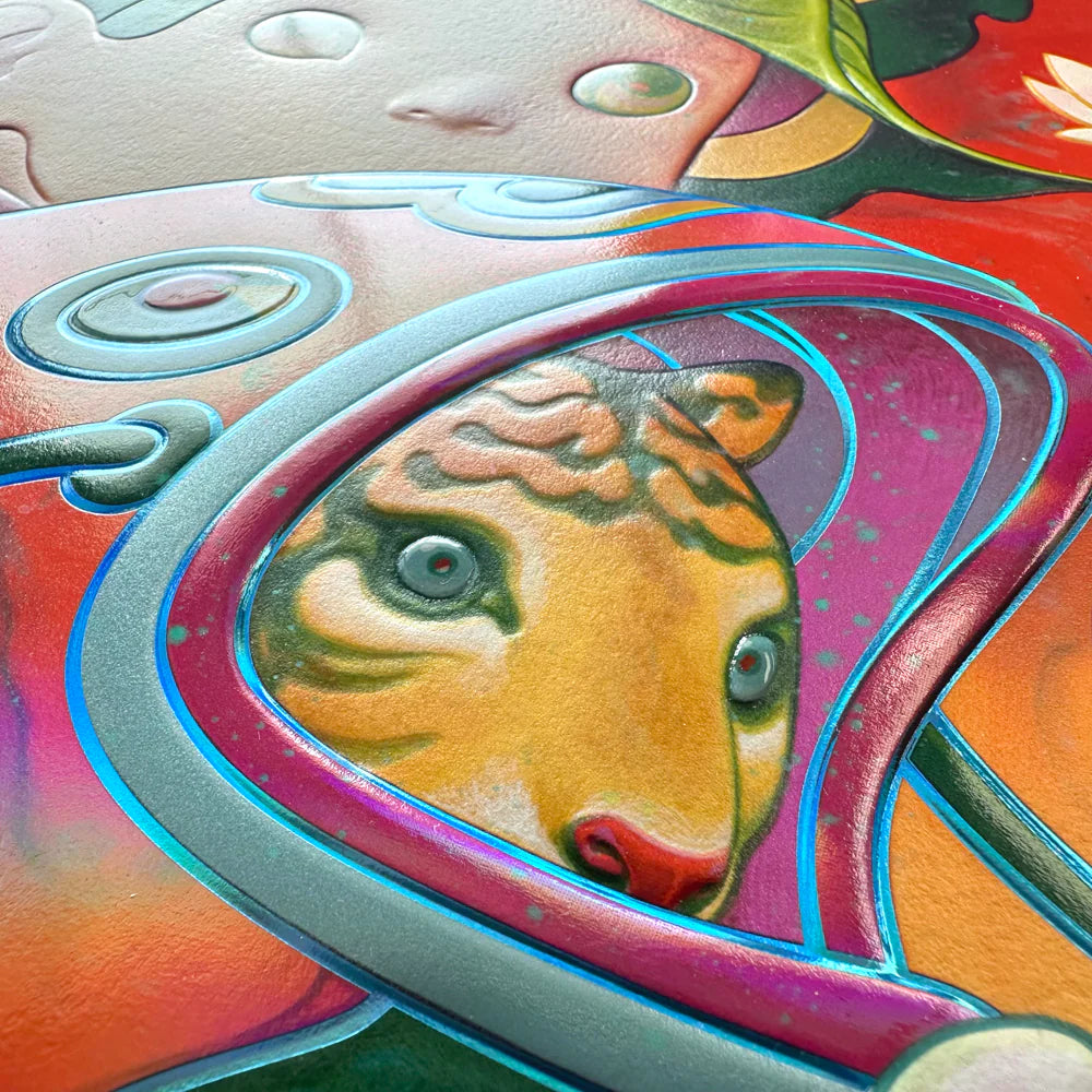 James Jean
The Catch, 2025
Archival Print on Cotton Rag Paper
Print: 22 x 17-9/16 in | Image: 19 x 15-3/16 in
Edition of 694

Hand Signed + Numbered by the artist