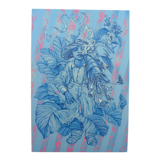 James Jean “Tobacco” Postcard

Offset lithograph on postcard
4 x 6 in
Features a reproduction of James Jean’s Tobacco" (2015)