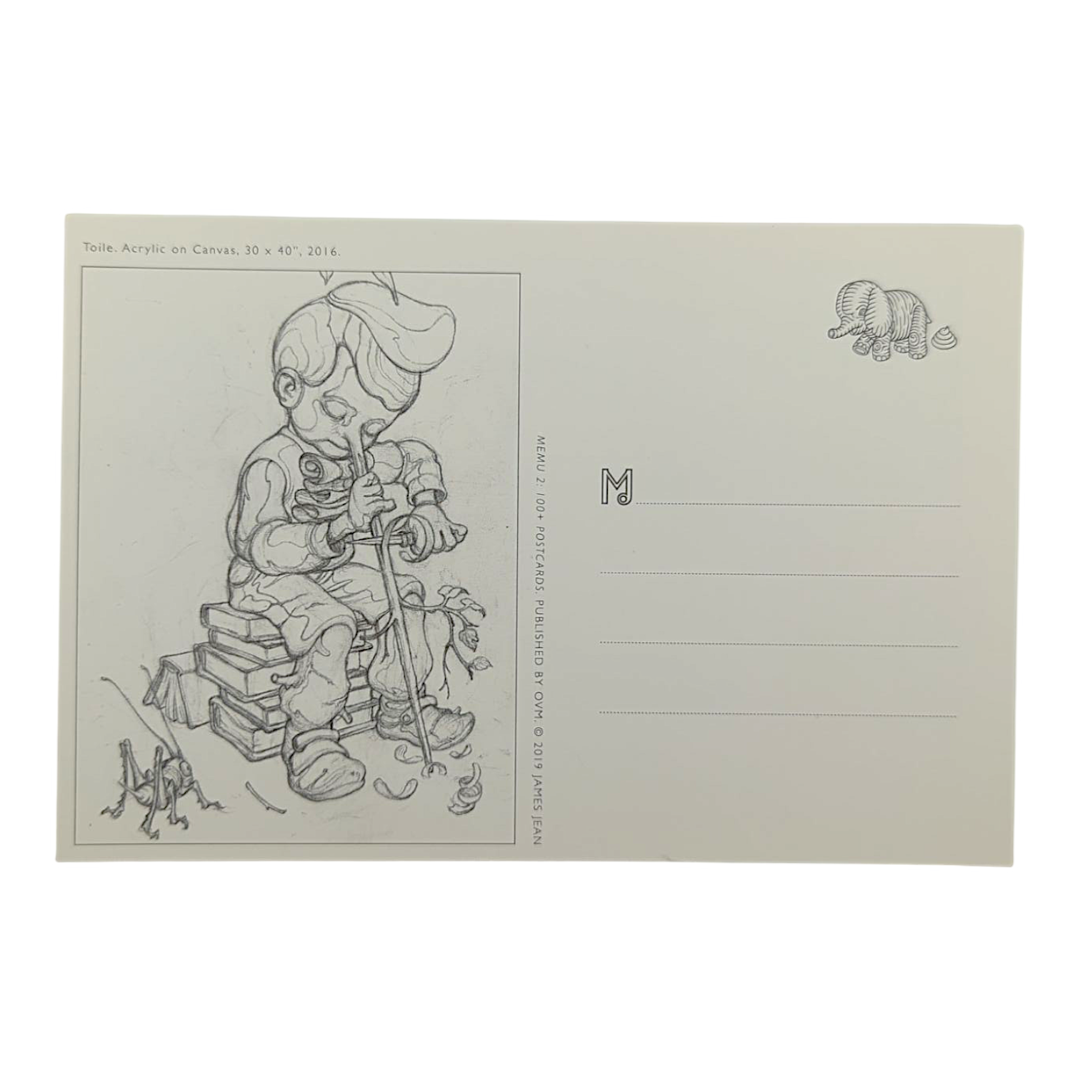 James Jean "Toile" Postcard
