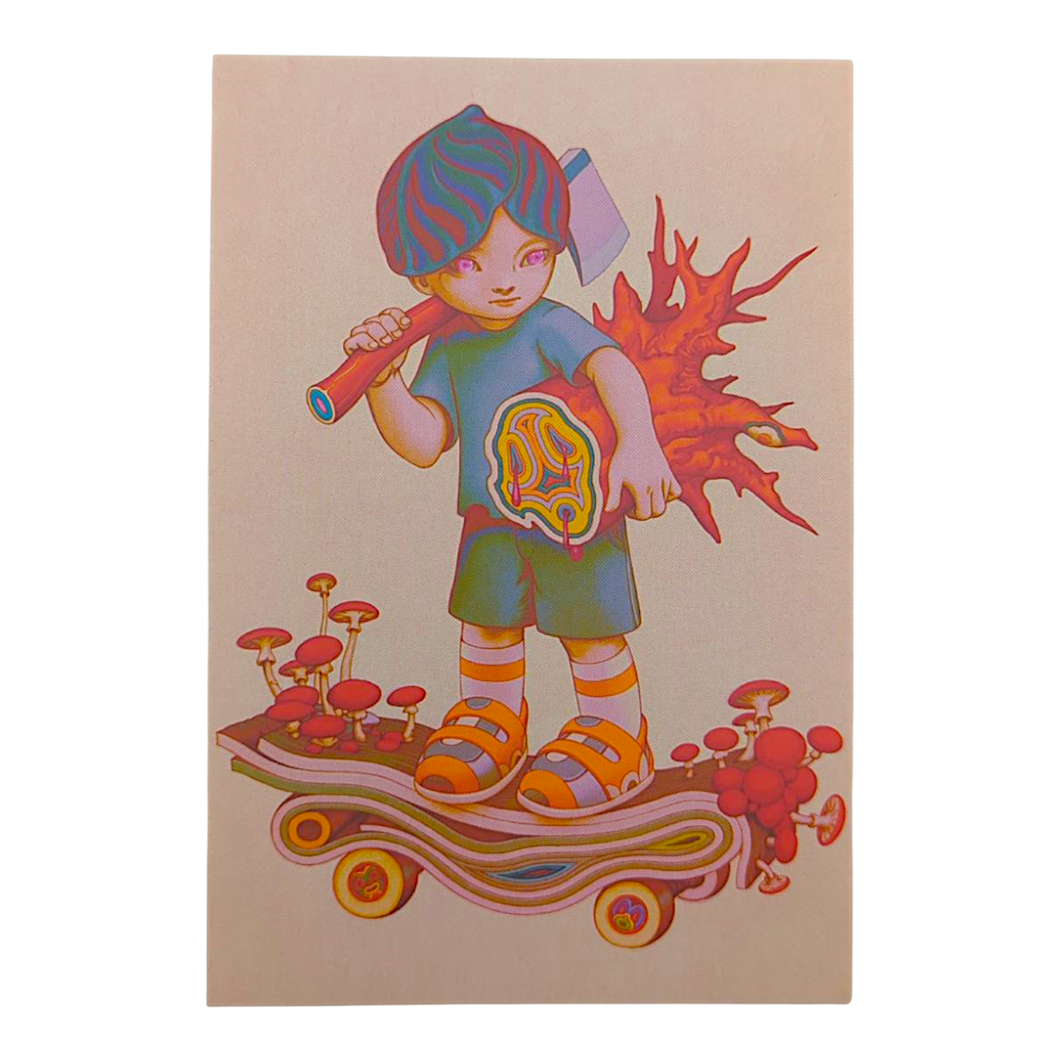 James Jean “Trespasser” Postcard

Offset lithograph on postcard
4 x 6 in
Features a reproduction of James Jean’s "Trespasser" (2021)