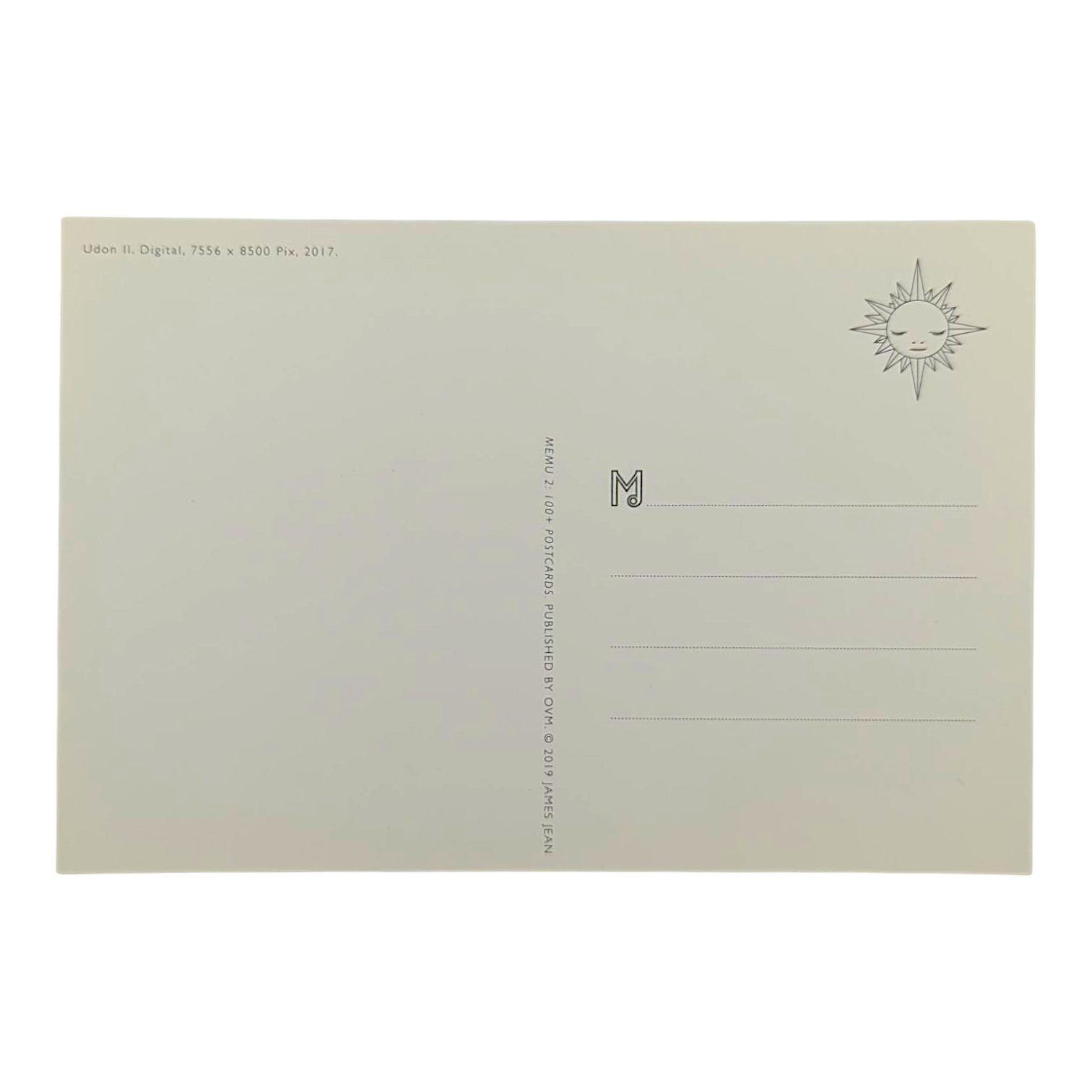 James Jean “Udon II” Postcard

Offset lithograph on postcard
4 x 6 in
Features a reproduction of James Jean’s "Udon II" (2017)