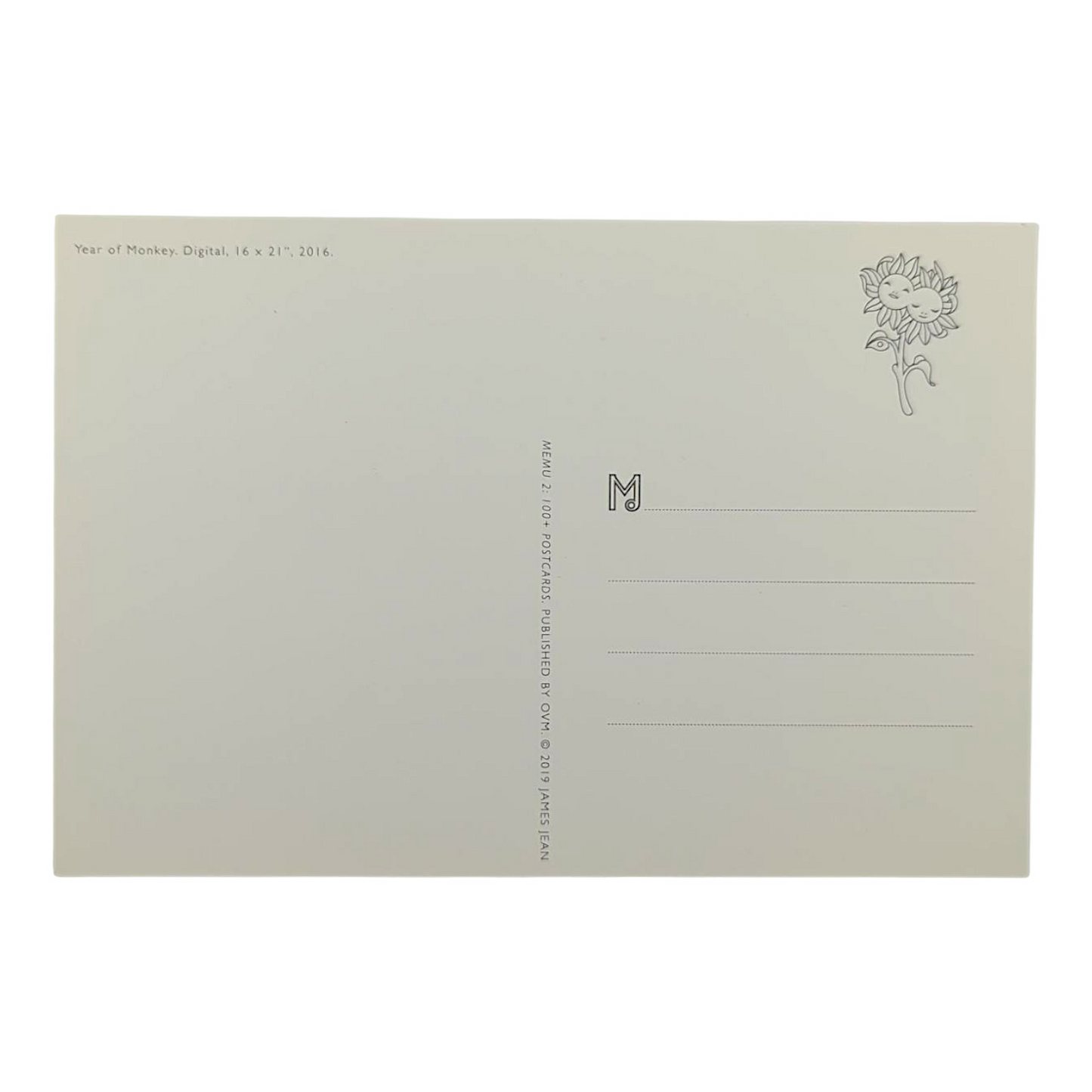 James Jean "Year of Monkey" Postcard