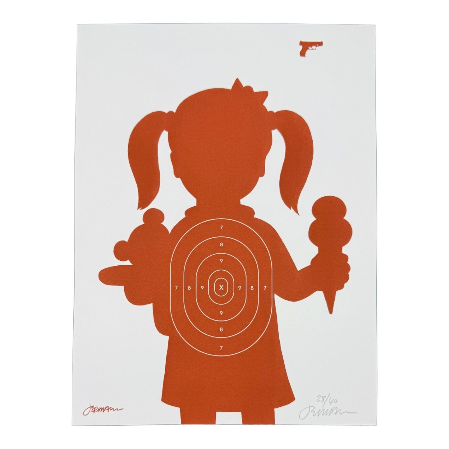 Jermaine Rogers
Collateral Damage USA (Keyline), 2026
Screen print on gallery white stock
9 x 12 in
Edition of 30

Hand signed + numbered by the artist