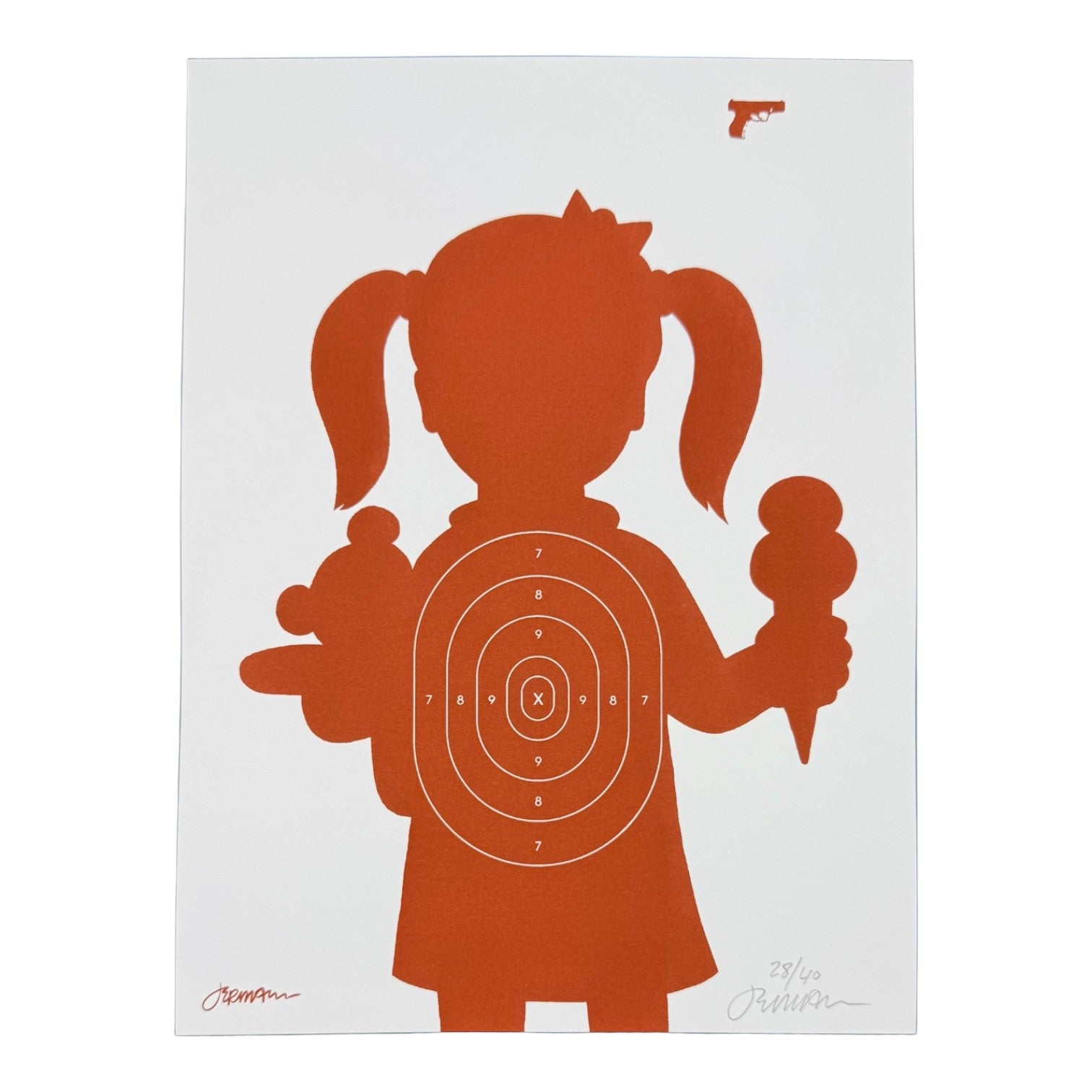 Jermaine Rogers
Collateral Damage USA (Keyline), 2026
Screen print on gallery white stock
9 x 12 in
Edition of 30

Hand signed + numbered by the artist