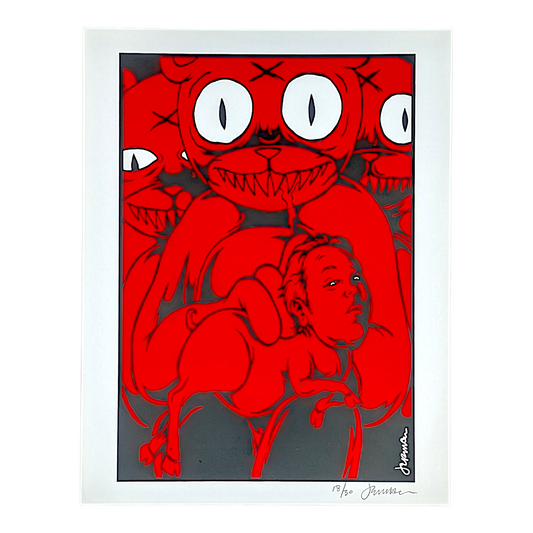 Jermaine Rogers 
Screen print
8.5 x 11 in
Edition of 30

Hand signed + numbered by the artist