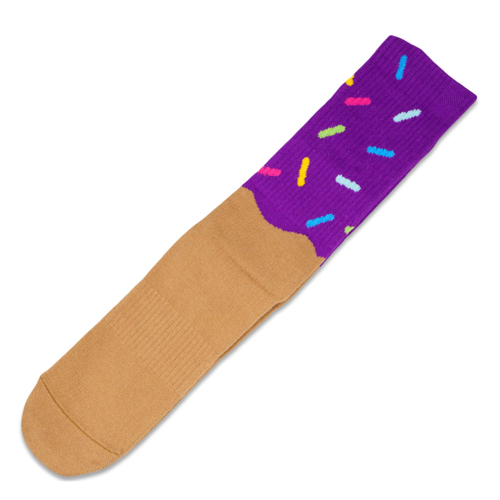 KGB Glass x Glassroots Purple Sprinkle Donut Socks
- Combed Cotton
- Limited Edition of 300