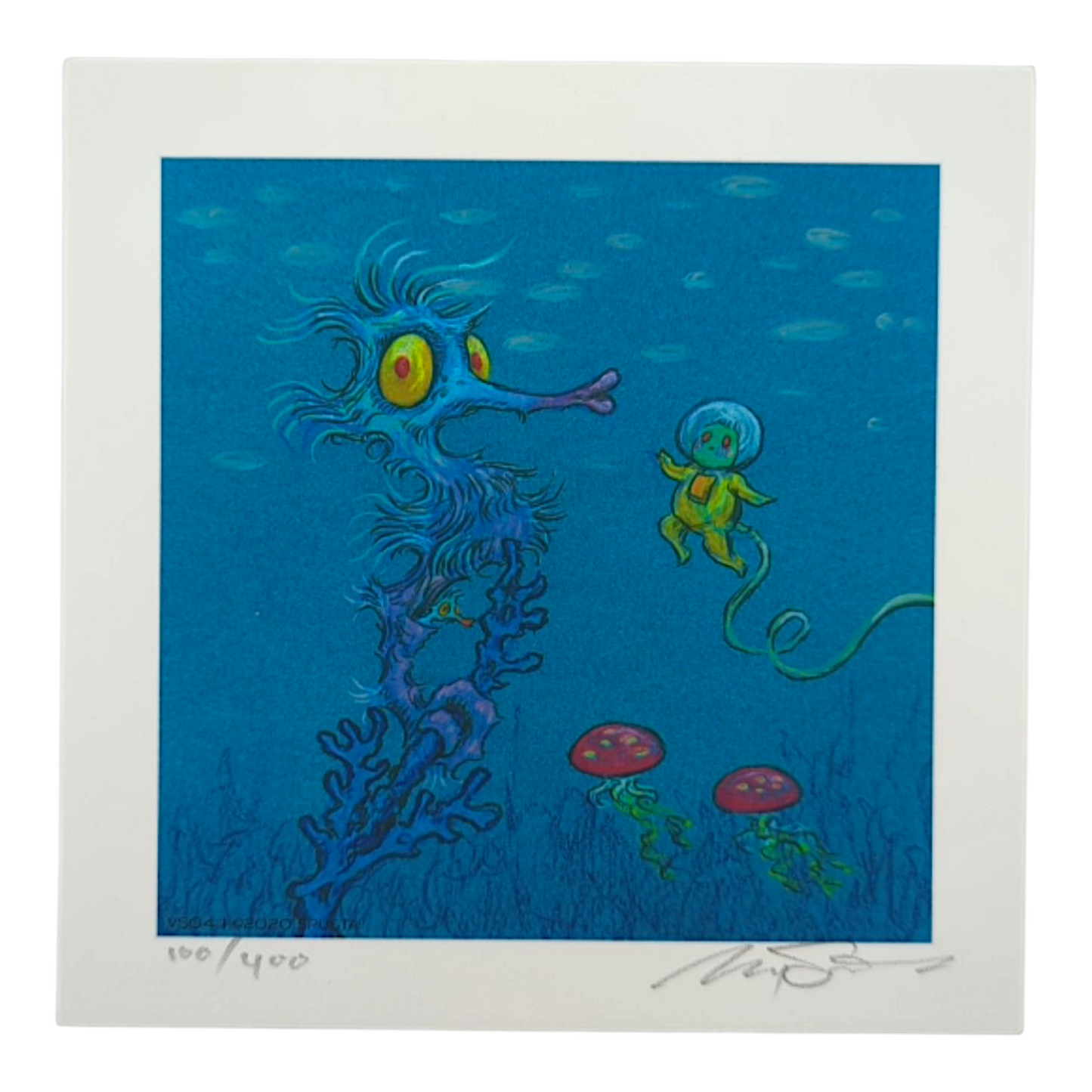 Marq Spusta
VS04, 2020
Screen print 
5 x 5 in
Edition of 500

Hand Signed + Numbered by the artist