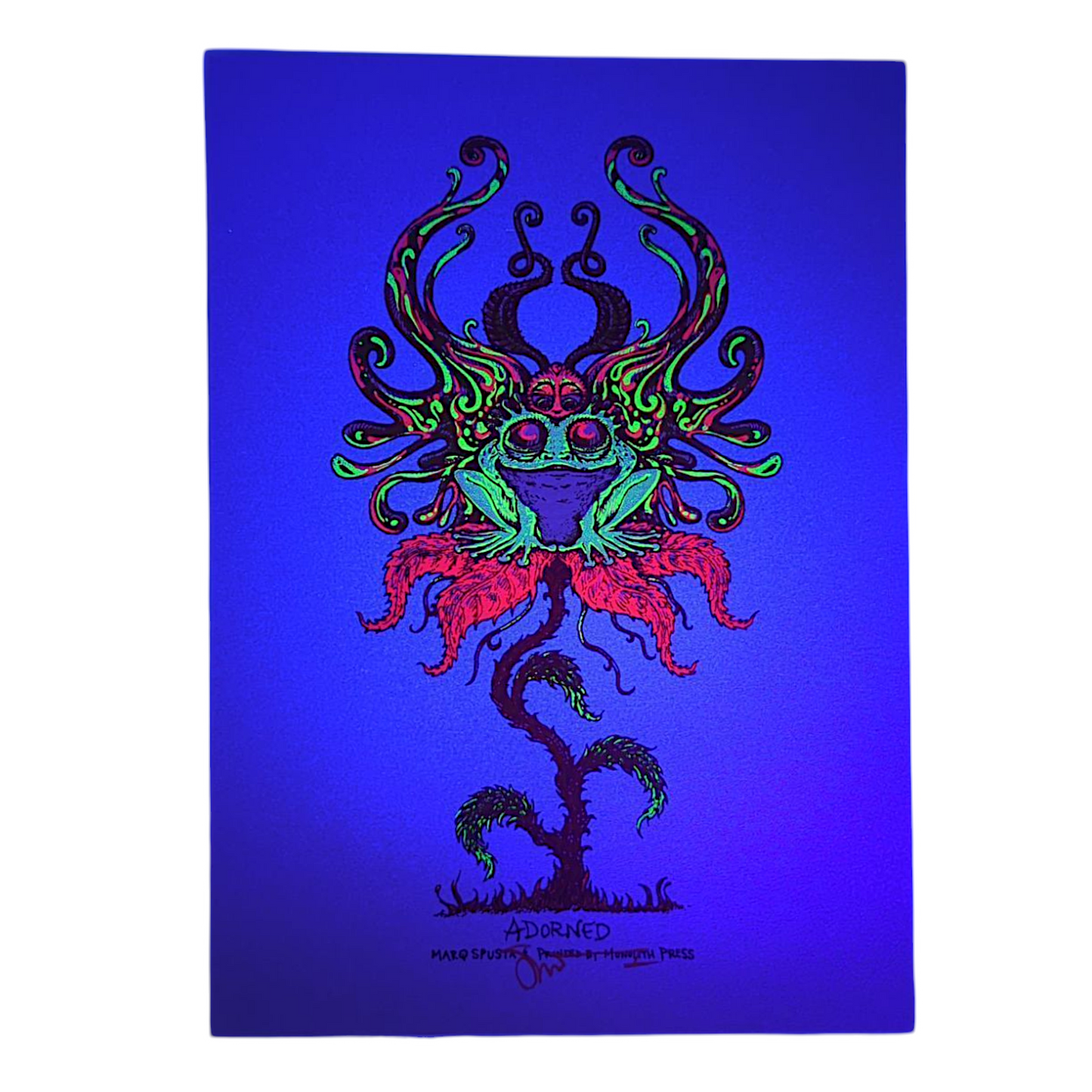Marq Spusta 
Adorned (Opal), 2018 
Screen print  
5 x 7 in 

Hand signed by the artist 