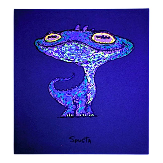 Marq Spusta
Baby Dino (Dark Teal), 2024
Screen print
2.75 x 3 in

Plate Signed