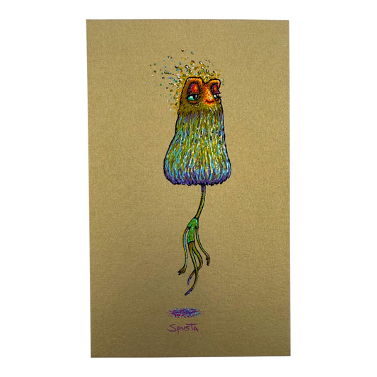 Marq Spusta "Bearded Vegan" (Gold Shimmer) Micro Print