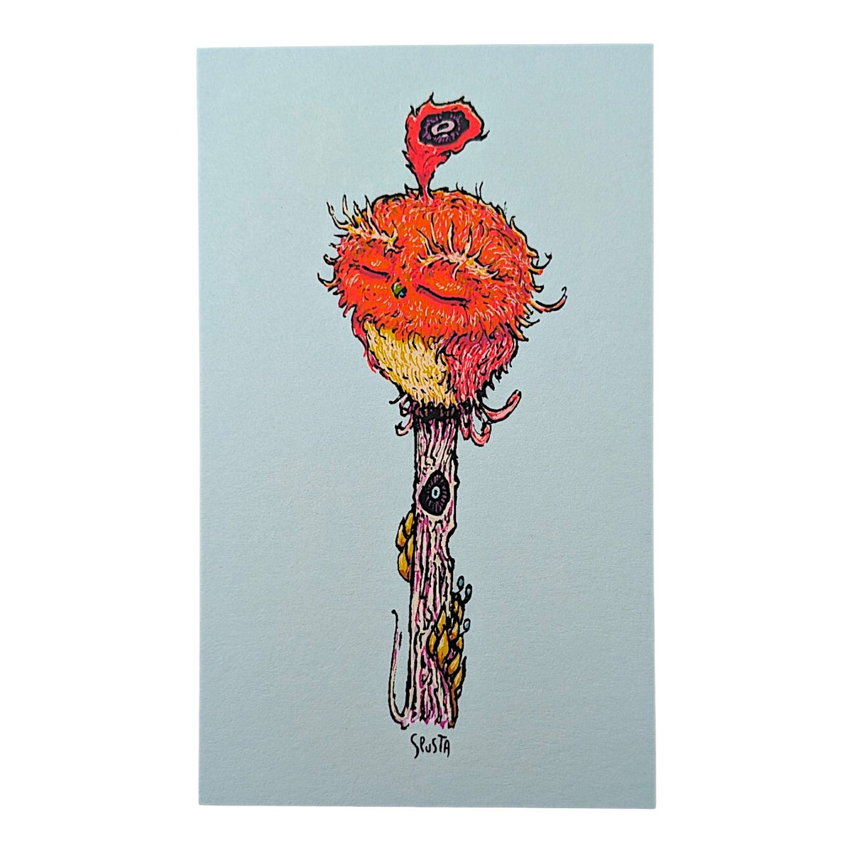 Marq Spusta
Bird on Pole (Light Blue), 2022
Screen print
5 x 3 in

Plate Signed