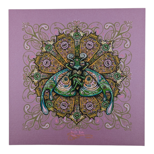 Marq Spusta
"Bliss Bug" (Wine Shimmer), 2009
Screen print 
7 x 7 in

Hand signed by the artist.