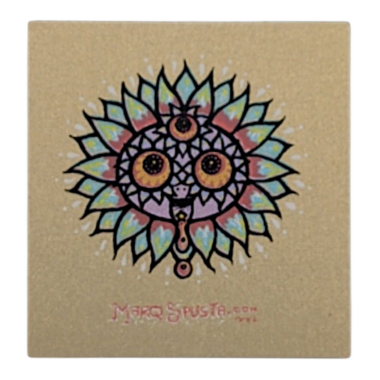 Marq Spusta
Bloomer (Listening Gold), 2013
Screen print
2 x 2 in 

Plate signed