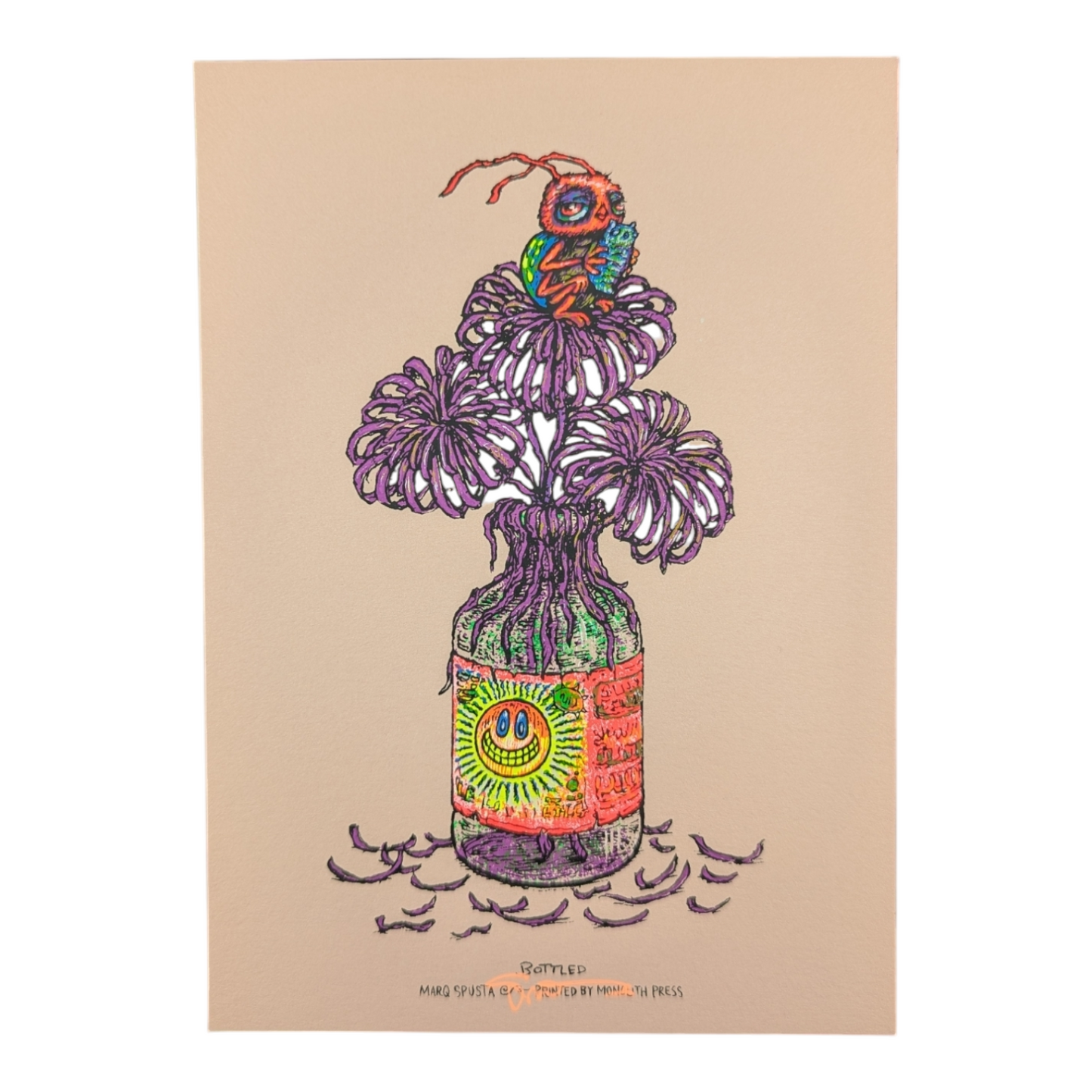 Marq Spusta
Bottled (Nude Shimmer), 2023
Screen print 
5 x 7 in

Hand Signed by the artist