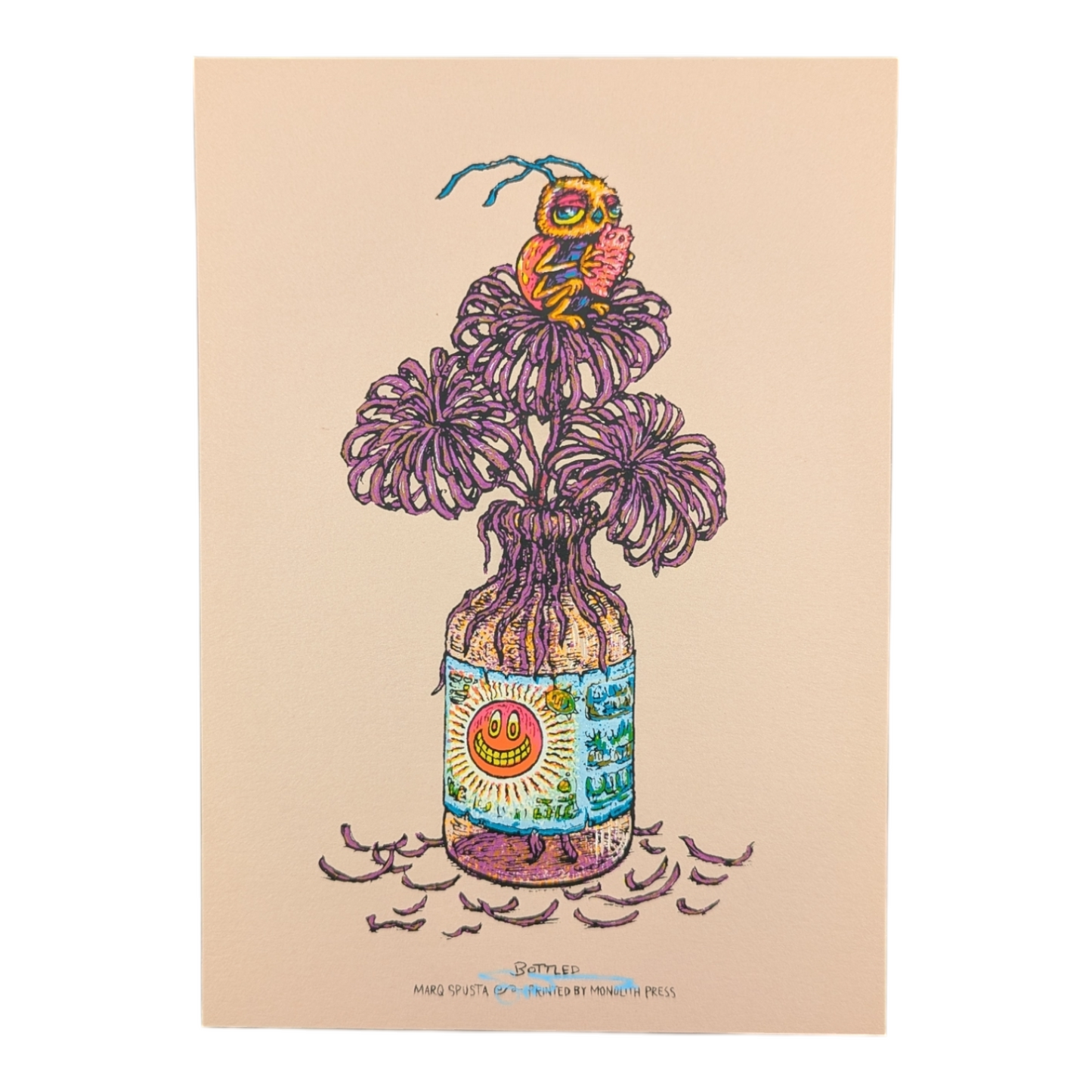 Marq Spusta
Bottled (Nude Shimmer), 2023
Screen print 
5 x 7 in

Hand Signed by the artist