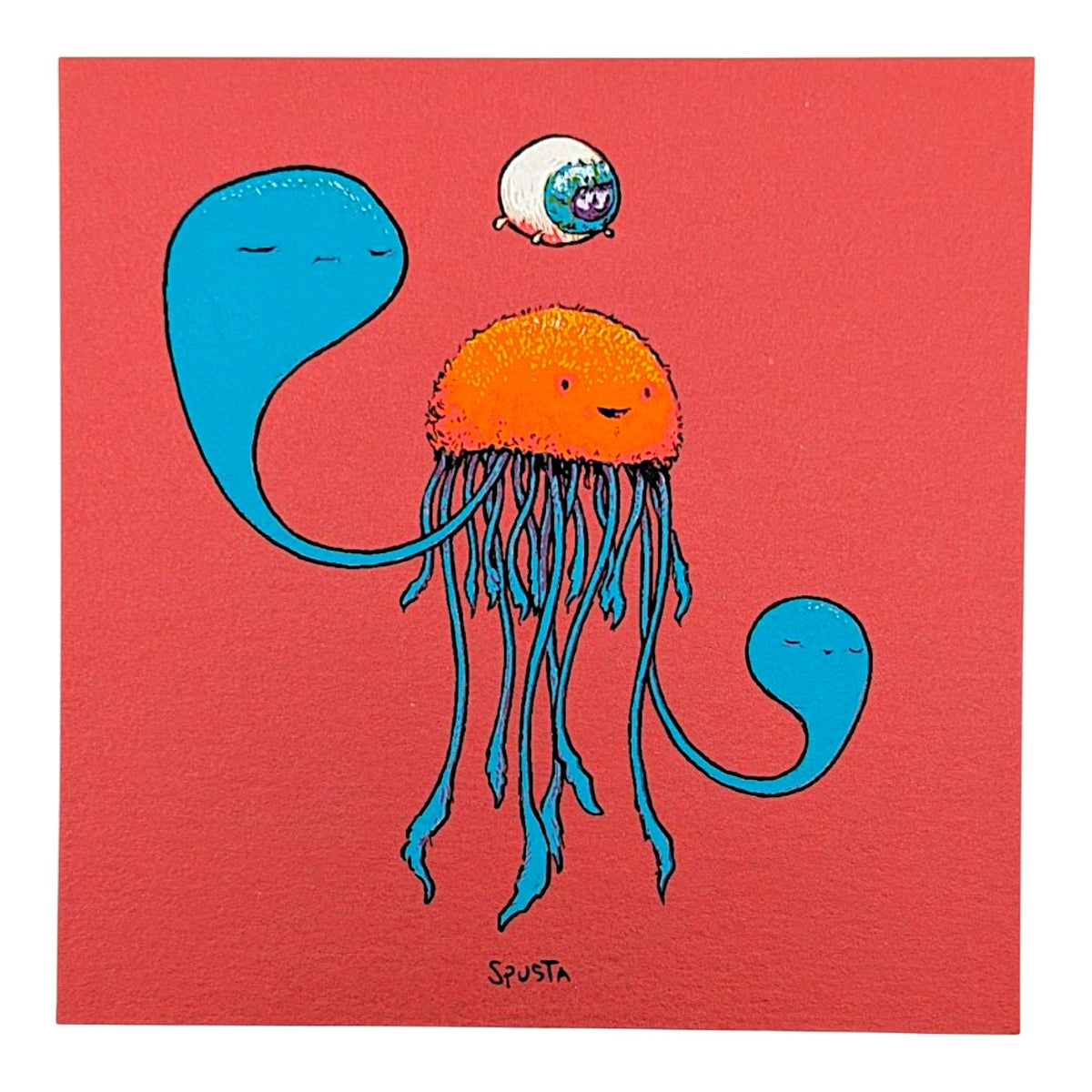 Marq Spusta
Bubbalicious (Red Shimmer), 2022
Screen print
4 x 4 in

Plate Signed