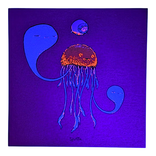 Marq Spusta
Bubbalicious (Red Shimmer), 2022
Screen print
4 x 4 in

Plate Signed