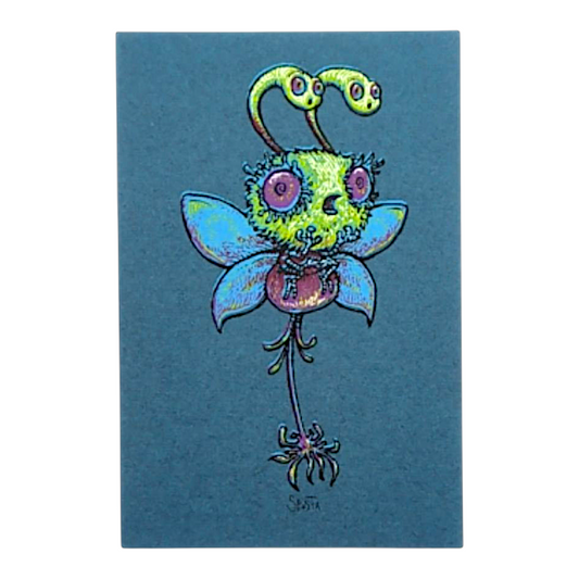 Marq Spusta Bumble Bee (Dark Teal) Micro Print