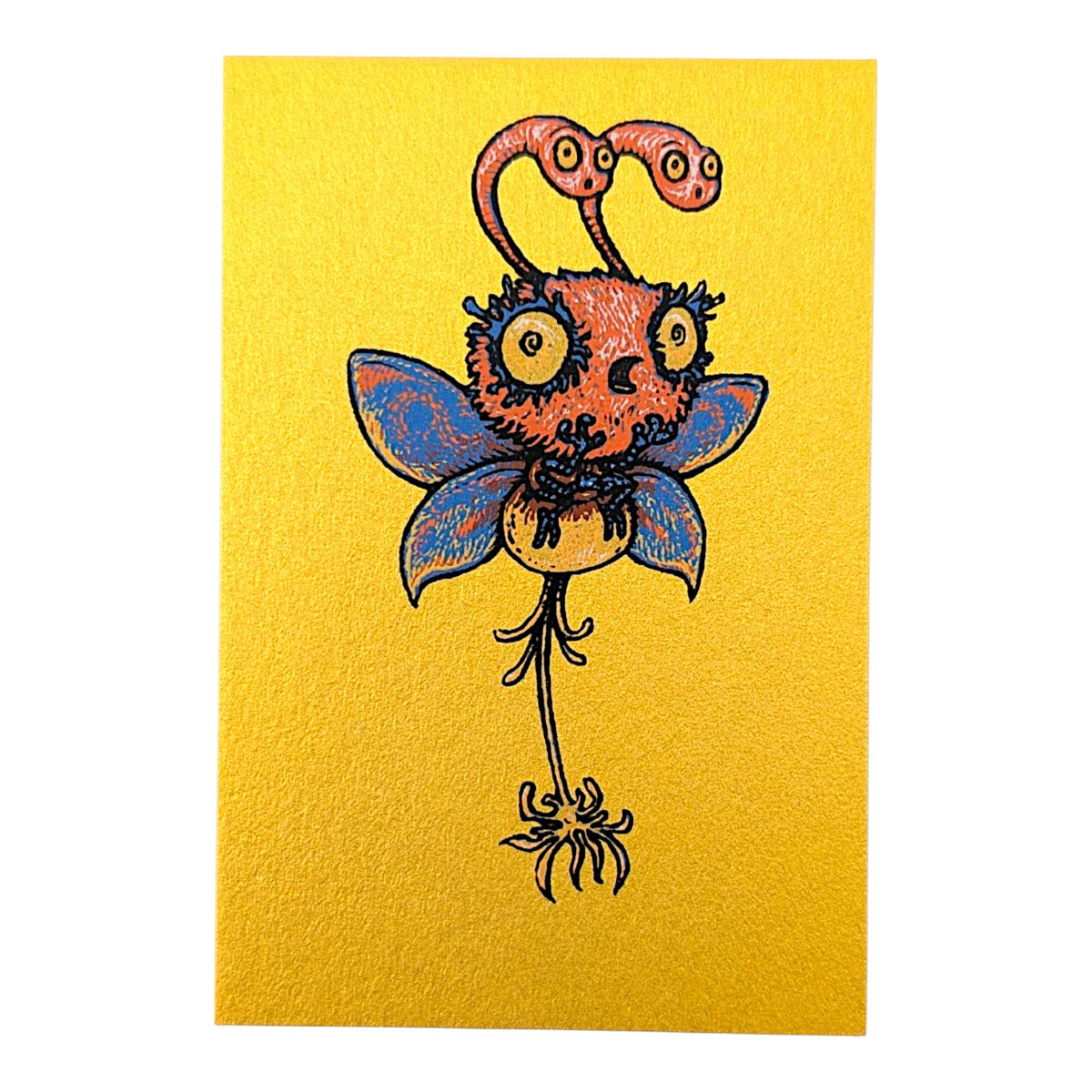 Marq Spusta
Bumble Bee (Gold Shimmer), 2013
Screen print
2 x 3 in

Plate Signed