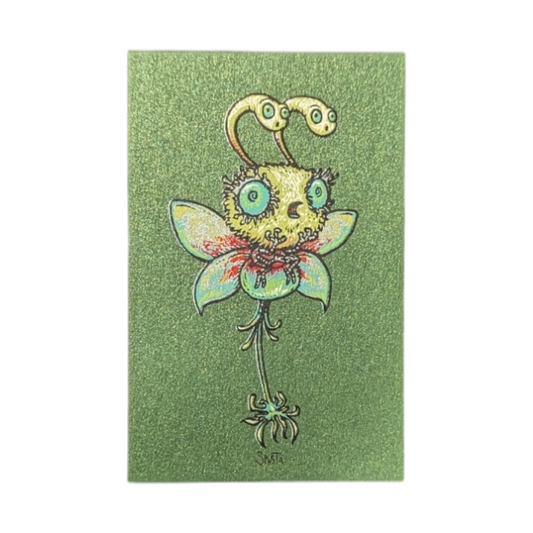 Marq Spusta Bumble Bee (Green Shimmer), 2013 Screen print  3 x 2 in  Plate signed